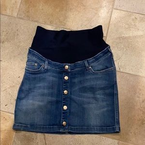Maternity Jean skirt size M